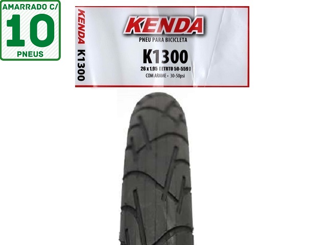 PNEU 26x1.95 SLICK PRAIEIRO (KENDA)(c/10)