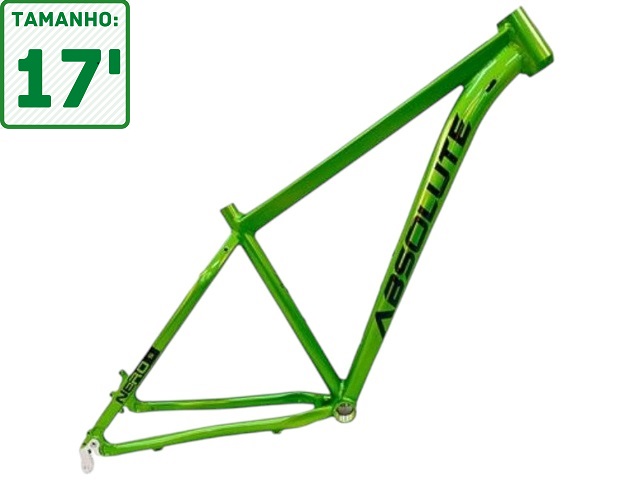 QUADRO 29 AL MTB NERO 5 VERDE(T.17)