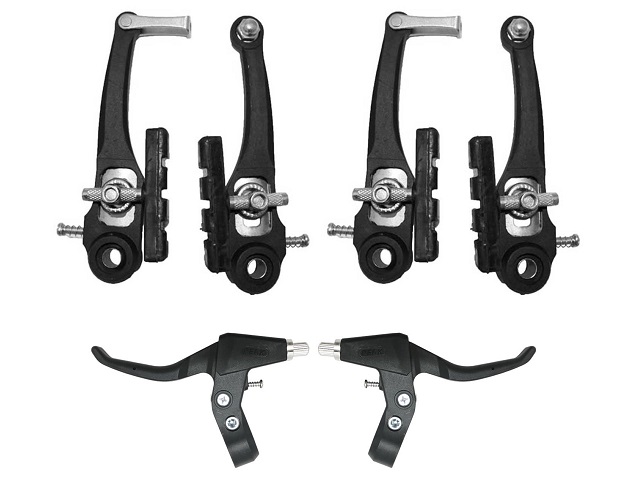 FREIO V-BRAKE NYLON C/MAÇ - PT