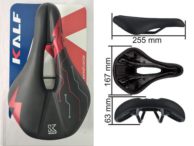 SELIM  K303 POTENZA KVS - PRETO/VERMELHO (BLISTER)