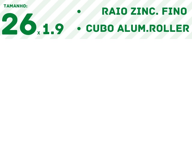 RODA AERO 26x1.9(PR)- POLIDO