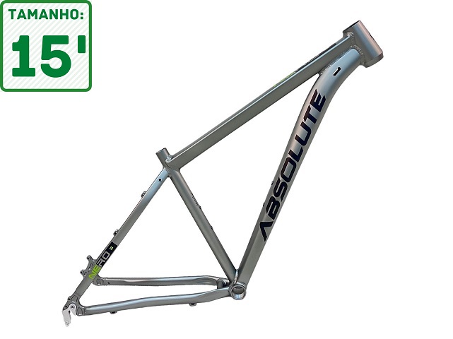 QUADRO 29 ALUMINIO MTB NERO 5 TAMANHO 15 - CINZA