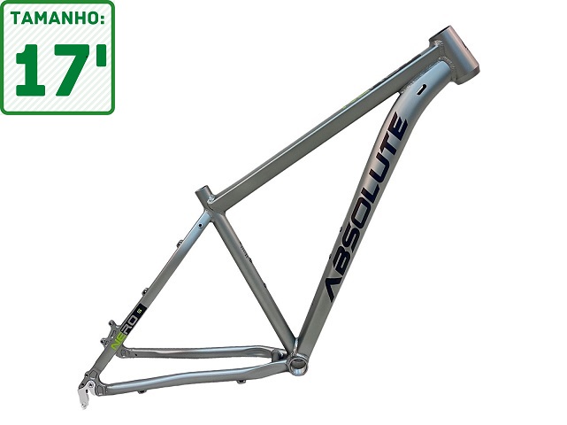 QUADRO 29 ALUMINIO MTB NERO 5 TAMANHO 17 - CINZA