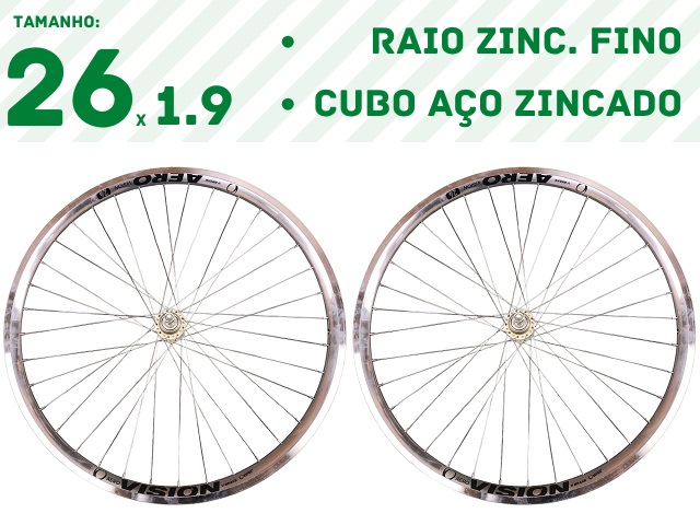 RODA AERO 26x1.9(PR)- POLIDO(RZF/CACZ)
