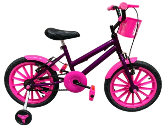 KIT BIC 16 MTB FEM- VIOLETAacPINK