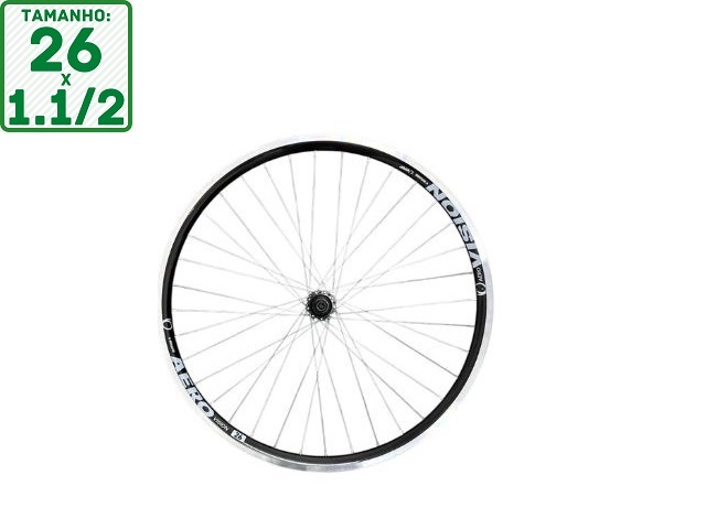 RODA AERO 26x1.1/2(TR)- PT/RZF/C.AÇO PT