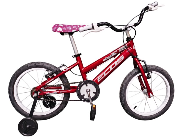 KIT BIC 16 AL MINIRIDE FEM - VERMELHO