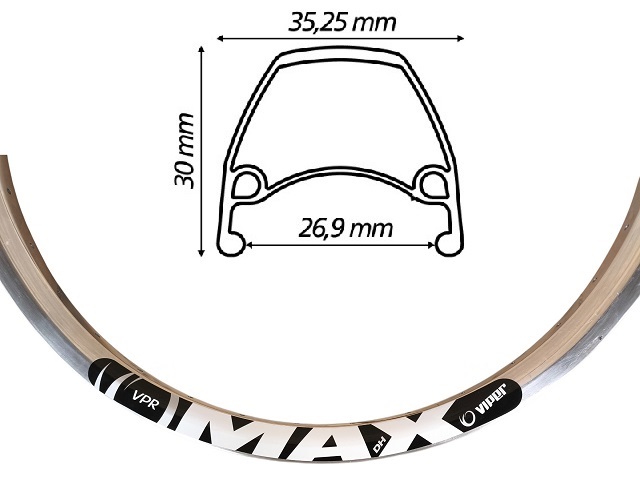 ARO AERO 26x1.9 VPR MAX DSC POLIDO