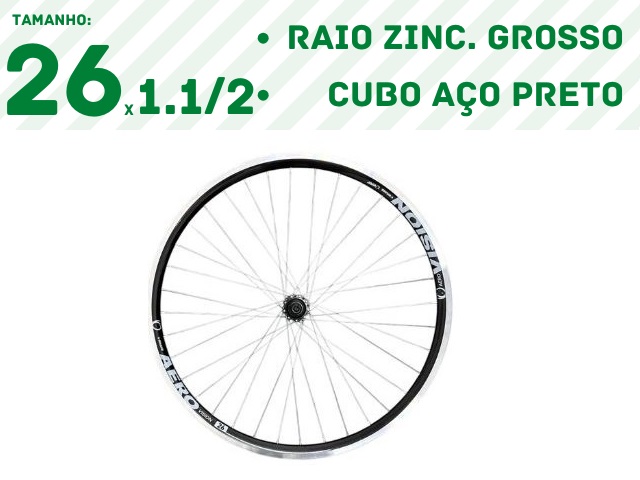 RODA AERO 26x1.1/2(TR)- PRETO