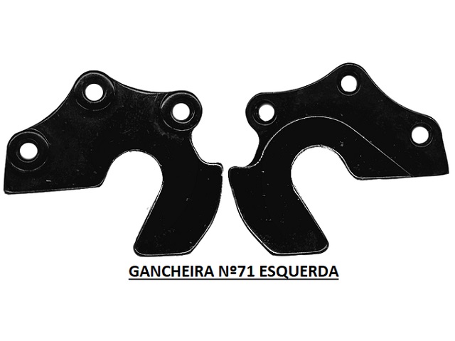 GANCHEIRA AL P/ QDR AL N71-E OGGI CARBON