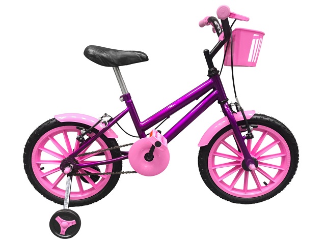 KIT BIC 16 MTB FEM - VIOLETA AC ROSA