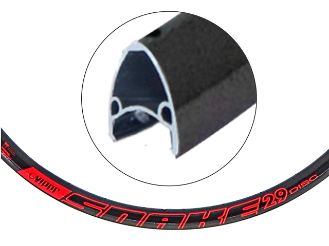 ARO AERO 29 25MM DISCO - PRETOades.VERMELHO