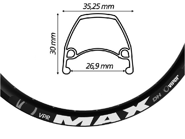 ARO AERO 26x1.9 VPR MAX DISCO - PRETO