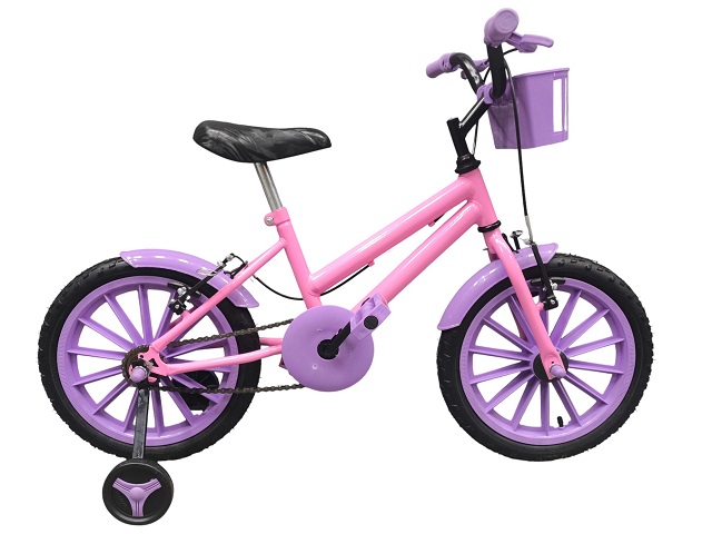 KIT BIC 16 MTB FEM - ROSA AC LILAS