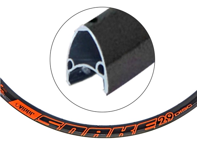 ARO AERO 29 25MM DISCO - PRETOades.LARANJA