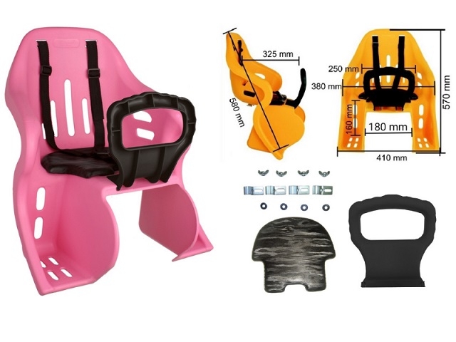 CADEIRINHA KID BIKE TR - ROSA - CORES SORTIDAS