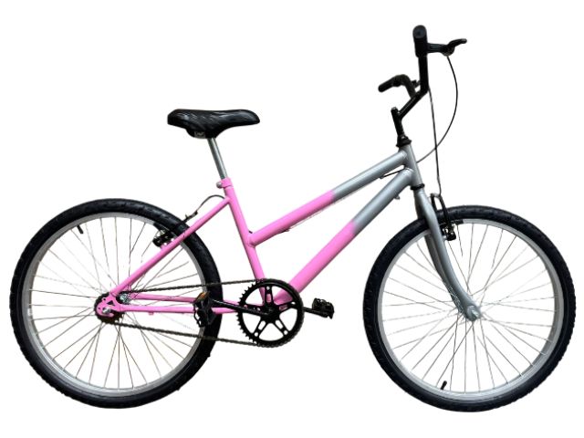 KIT BIC 24 MTB FEM - ROSA/PRATA