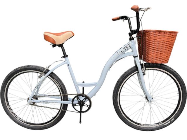 KIT BIC 26 AL SLIM C/CESTA - CINZA CLARO