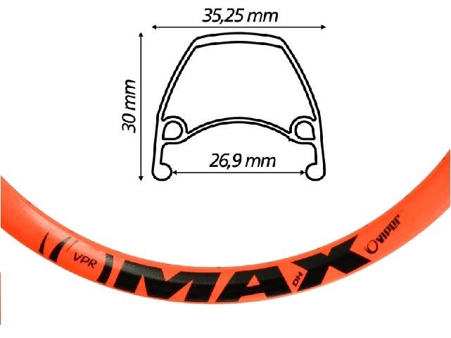 ARO AERO 26x1.9 VPR MAX DSC - NEON LAR