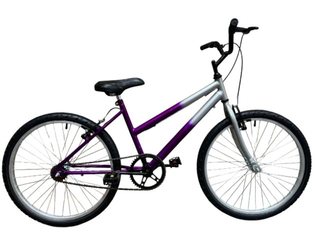 KIT BIC 24 MTB FEM - VIOLETA/PRATA