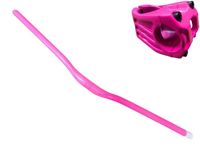 GUIDÃO AL DH 31,8mm - NEON ROSA