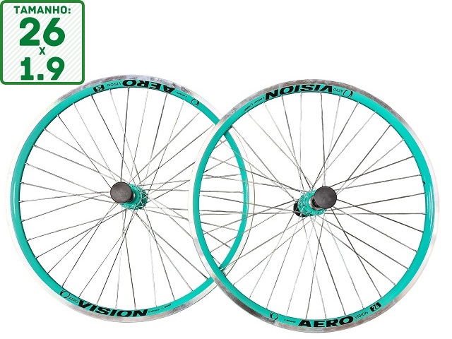 RODA AERO 26x1.9(PR)- TURQ/RZF/C.AL TURQ