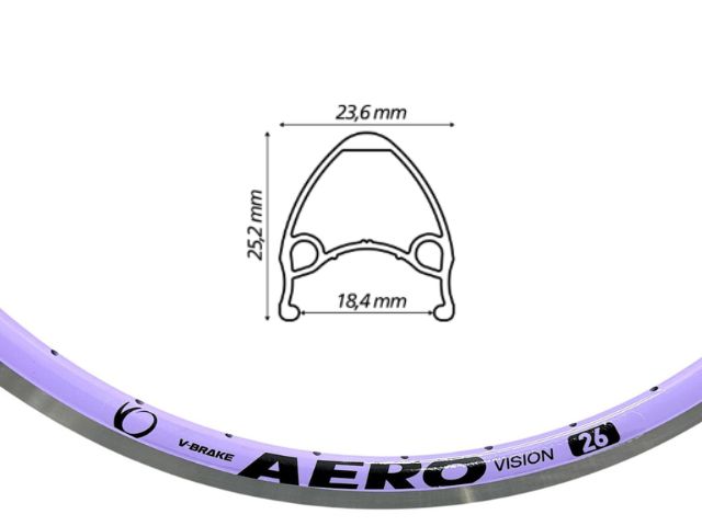 ARO AERO 26x1.9 - LILAS