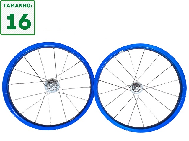 RODA ARO AL 16x1.75 (PAR) - AZUL
