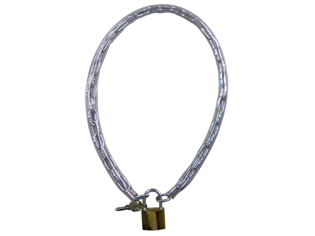 CADEADO C/CORRENTE ENCAP - CRISTAL